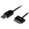 STARTECH 1m Black Apple 30-pin Dock to USB Cable