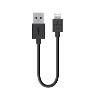 BELKIN SYNC/CHARGE CBL 2.1A LTG 6IN BLK