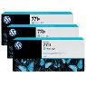 HP 771B 775ml 3-P Light Cyan Ink Cart B6Y28