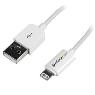 STARTECH 2m White 8-pin Lightning to USB Cable