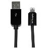 STARTECH 2m Black 8-pin Lightning to USB Cable