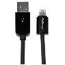 STARTECH 0.3m Black 8-pin Lightning to USB Cable