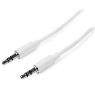 STARTECH 1m White Slim 3.5mm Stereo Audio Cable
