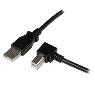 STARTECH 1m USB 2.0 A to Right Angle B Cable M/M