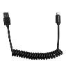 STARTECH 0.6m 2ft Coiled Lightning to USB Cable