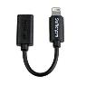 STARTECH Black Micro USB to Lightning Adapter