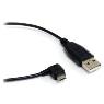 STARTECH 6ft Micro USB Cable - Right Angle MicroB