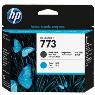 HP Ink Crtrg 773 MattBk/Cyan Printhead