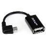 STARTECH 5in Right Angle Micro USB OTG Adapter