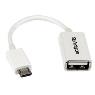 STARTECH 5in White Micro USB to USB OTG Adapter