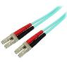STARTECH 1m 10 Gb Aqua MM Fiber Patch Cable LC/LC