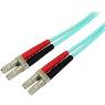 STARTECH 10m 10 Gb Aqua Fiber Patch Cable LC/LC