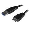 STARTECH 2m 6ft Slim USB 3.0 Micro B Cable