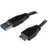 STARTECH 15cm 6in Slim USB3.0 Micro B Cable
