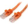 STARTECH 2m Orange Snagless UTP Cat5e Patch Cable