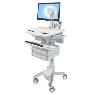 ERGOTRON STYLEVIEW CART WITH LCD PIVOT 6 DRAWERS