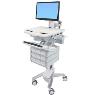 ERGOTRON STYLEVIEW CART WITH LCD PIVOT 9 DRAWERS