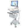 ERGOTRON SV CART LCD PIVOT LIFE POWERED 6 DRAWERS