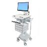 ERGOTRON SV CART LCD PIVOT LIFE POWERED 9 DRAWERS