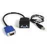 STARTECH 2 Port VGA Video Splitter - USB Powered