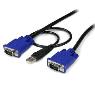 STARTECH 4.5m 2-in-1 Ultra Thin USB KVM Cable