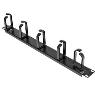 STARTECH 1U 19IN RACKMOUNT CABLE MANAGEMENT PANEL