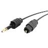 STARTECH 10FT TOSLINK TO MINIPLUG AUDIO CABLE