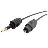 STARTECH 6FT TOSLINK TO MINI DIGITAL AUDIO CABLE