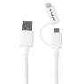 STARTECH 1m Lightning or Micro USB to USB Cable