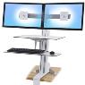 ERGOTRON WORKFIT-S DUAL SIT-STND WORKSURFACE WHIT