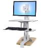 ERGOTRON WORKFIT-S SINGLE HD WORKSURFACE WHITE