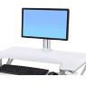 ERGOTRON WORKFIT SINGLE LD MONITOR KIT WHITE