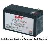 APC - SCHNEIDER 1 X RBC17 BATTERY+INSTALLATION SERVICE+R