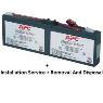 APC - SCHNEIDER 1 X RBC18 BATTERY + INSTALLATION SERVICE