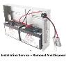 APC - SCHNEIDER 1 X RBC22 BATTERY + INSTALLATION SERVICE