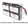 APC - SCHNEIDER 1 X RBC23 BATTERY + INSTALLATION SERVICE