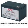 APC - SCHNEIDER 1 X RBC4 BATTERY + INSTALLATION SERVICE+