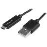 STARTECH 1m Micro-USB Cable with LED Charge Light