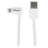 STARTECH 3ft Angled Lightning to USB Cable White