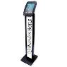 COMPULOCKS SPACE+BRANDME FLOOR STND-IPAD 9.7IN BLK