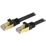 STARTECH 1 FT SHIELDED CAT6A PATCH CABLE - BLACK