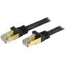 STARTECH 3 FT SHIELDED CAT6A PATCH CABLE - BLACK
