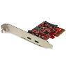 STARTECH 2 Port USB 3.1 (10Gbps) Card - 2x USB-C