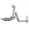 ATDEC SIT-TO-STAND WORKSTATION WALL MOUNTED