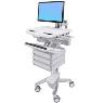 ERGOTRON STYLEVIEW CART WITH LCD ARM 3 DRAWERS