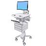 ERGOTRON STYLEVIEW CART WITH LCD PIVOT 3 DRAWERS