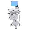 ERGOTRON STYLEVIEW CART WITH LCD PIVOT LIFE POWE