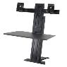 ERGOTRON WORKFIT-SR DUAL SHORT SURFACE (BL)
