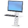 ERGOTRON WORKFIT-SR 1 MONITOR SHORT SURFACE (WH)