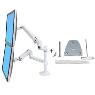 ERGOTRON LX STACKING ARM WHITE INC GROMMET MOUNT